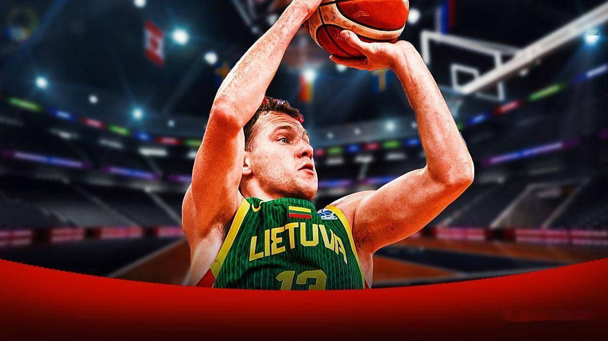 包含立陶宛男篮力克掘金，萨博尼斯三分雨点燃全场的词条